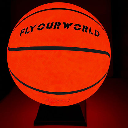 Glow-in-the-dark Reflective Rubber Battery Basketball