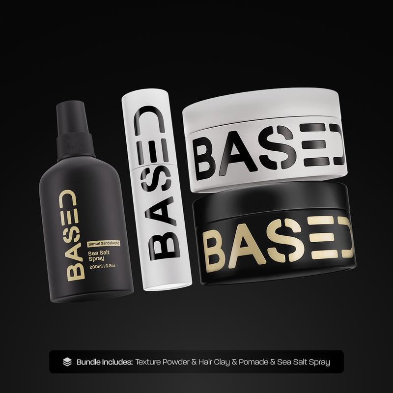 BASED Hair Texture Powder | Instant Volume & Texture | Lightweight, Matte Finish | Simple, Effective, BASED.